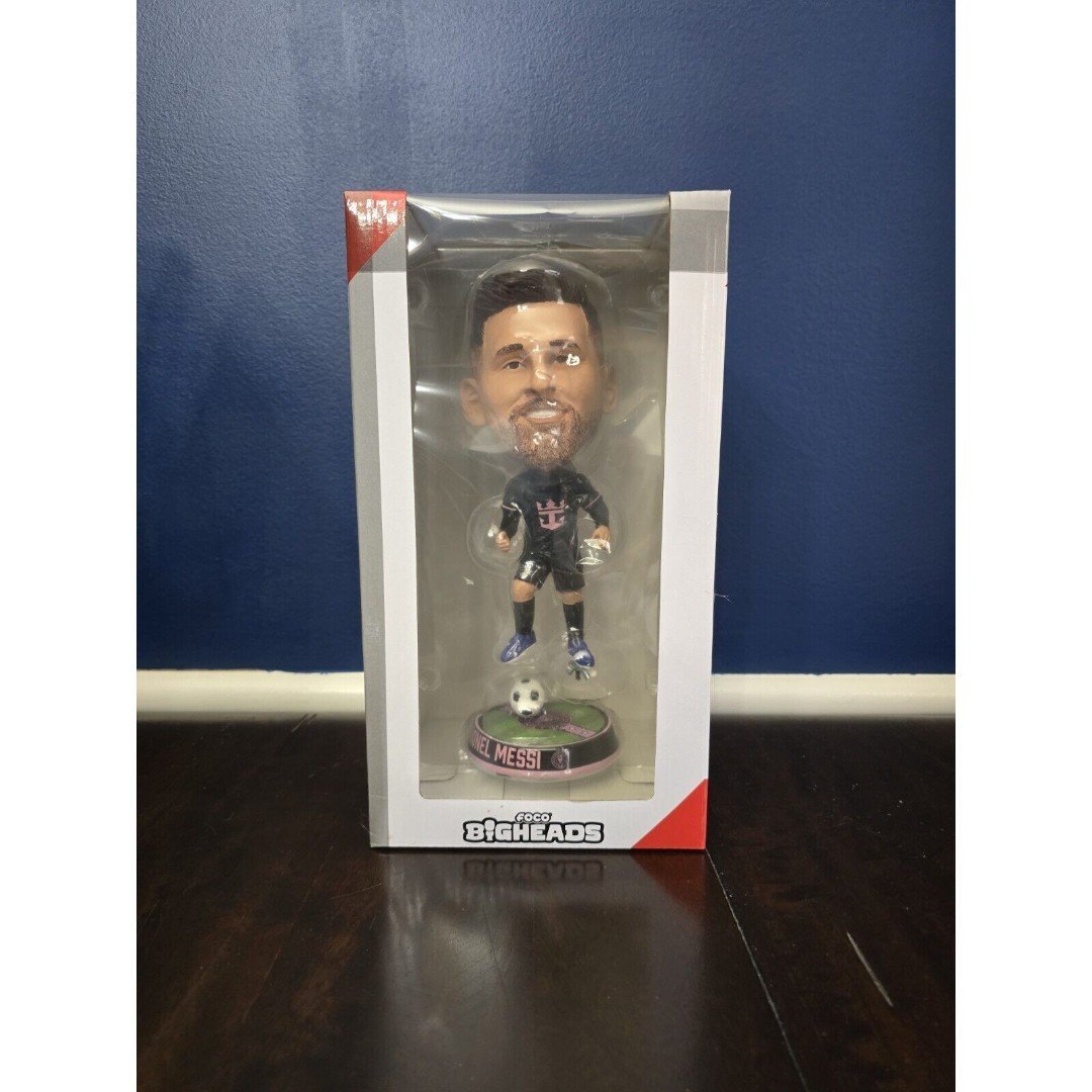 Lionel Messi Inter Miami CF Field Stripe Variant Bighead Bobblehead FOCO NEW!