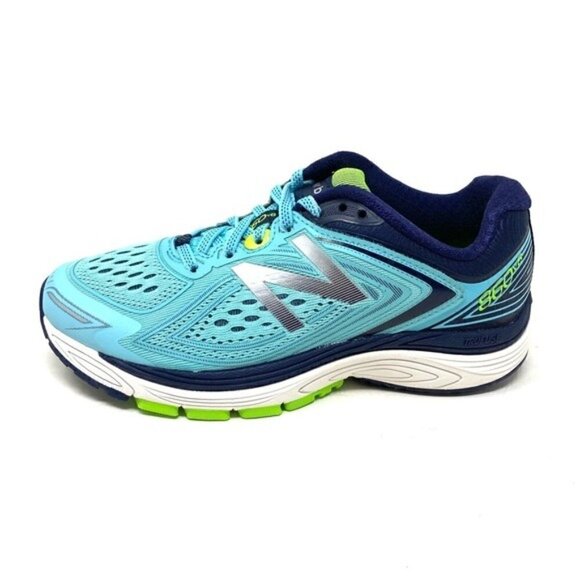 New Balance W860BN8 Womens Distance Seaspray/Pigment/Energy Lime Sneaker