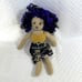 Handmade Crotchet Baltimore Ravens Doll 14 and extra Dress