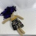 Handmade Crotchet Baltimore Ravens Doll 14 and extra Dress