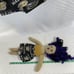 Handmade Crotchet Baltimore Ravens Doll 14 and extra Dress