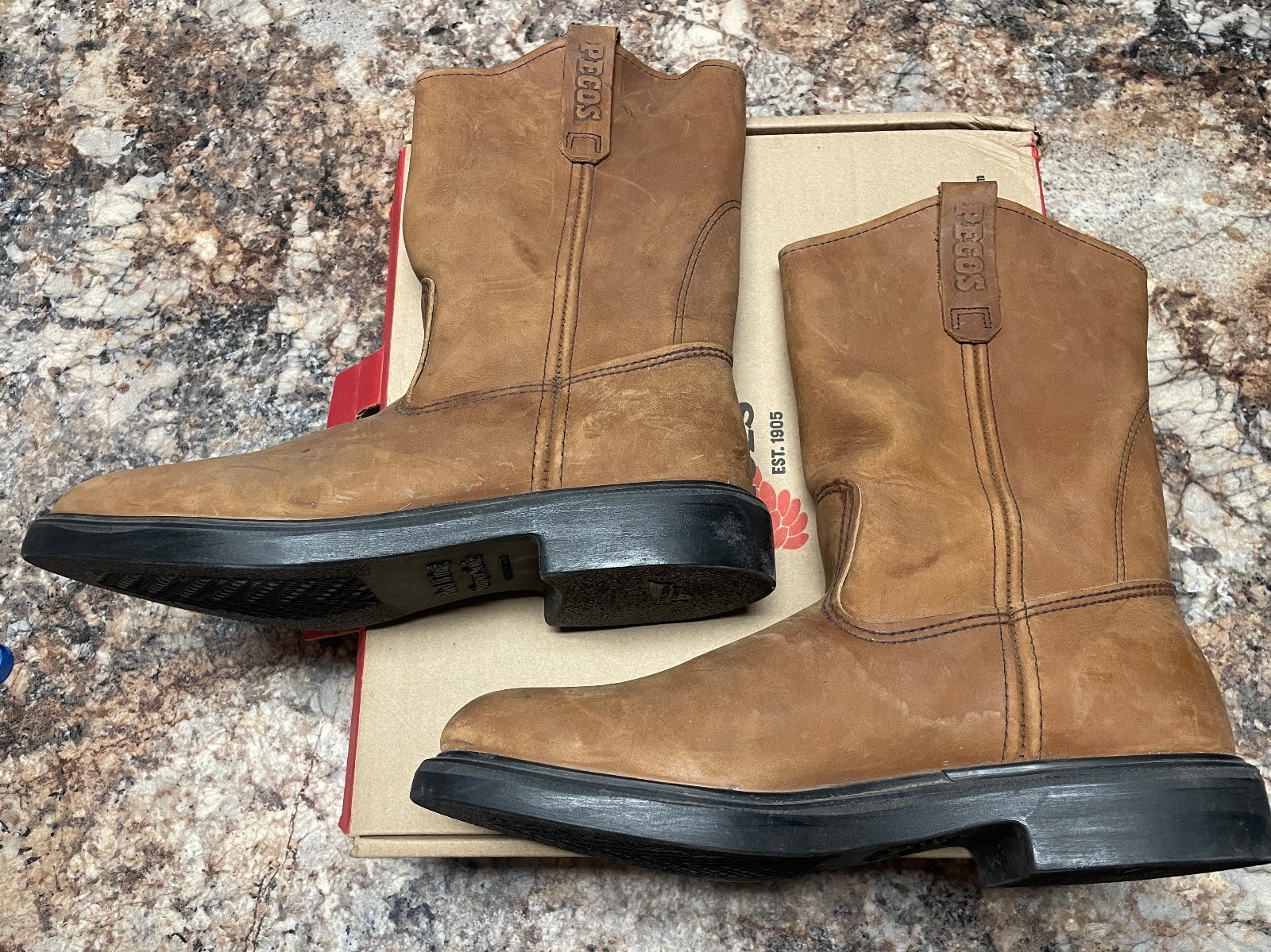 Red Wing pecos Boots size 10a - Made in USA