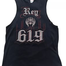 WWE Rey Mysterio Shirt Medium Black 619 Vintage 2002 Muscle Cut LWO