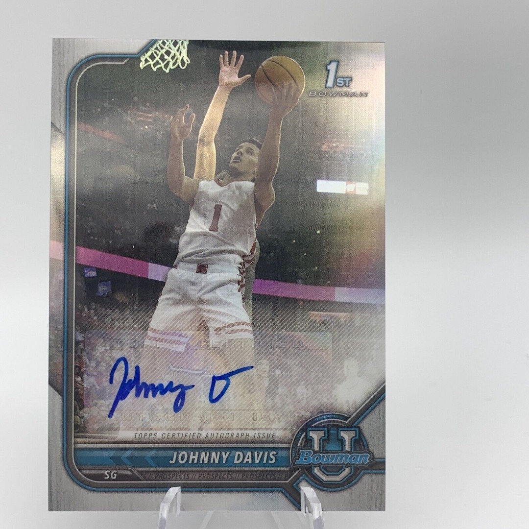 2021 Bowman U Chrome 1st Johnny Davis autograph