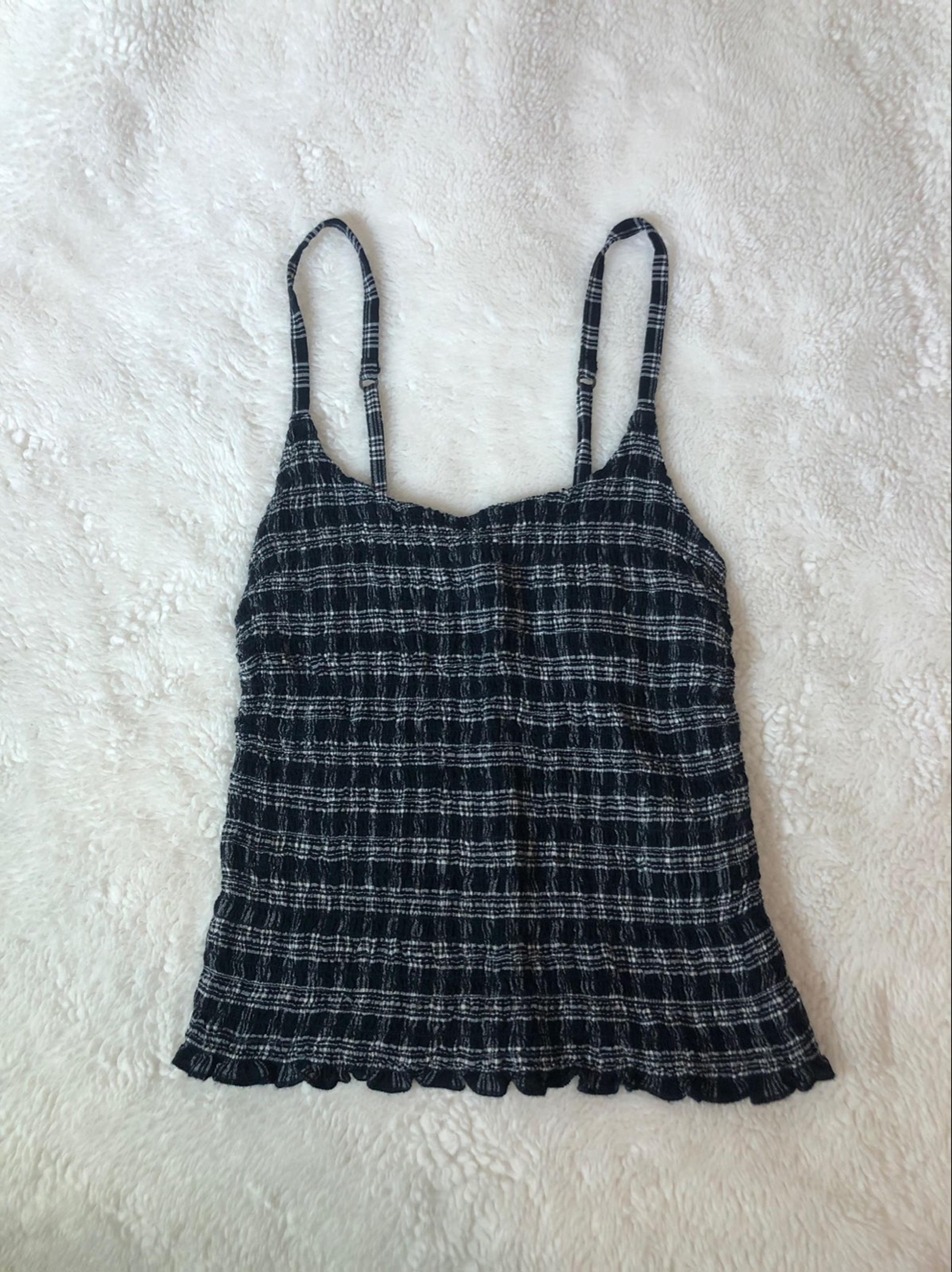 gingham tank top