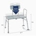 Drive 12011kd-1 Plastic Tub Transfer Bench with Adjustable Backrest