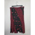 Vintage Maven Made in USA Dark Floral Romantic Knee Length Flowy Midi Skirt