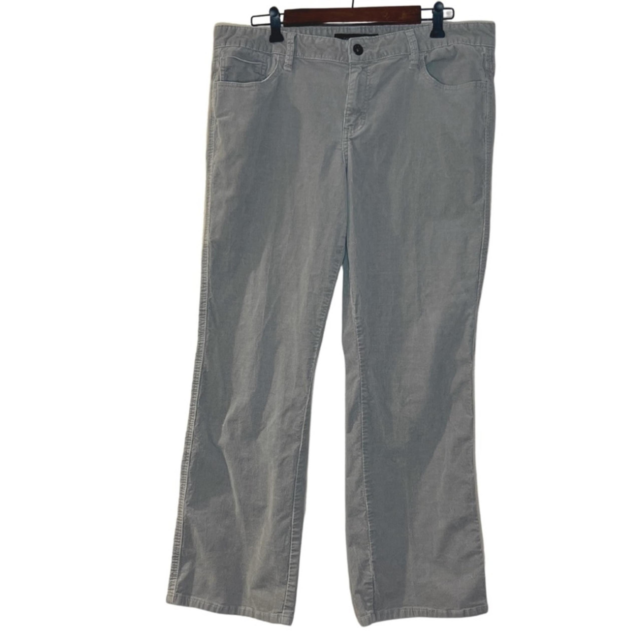 Calvin Klein Women's Gray Corduroy Pants Size 16