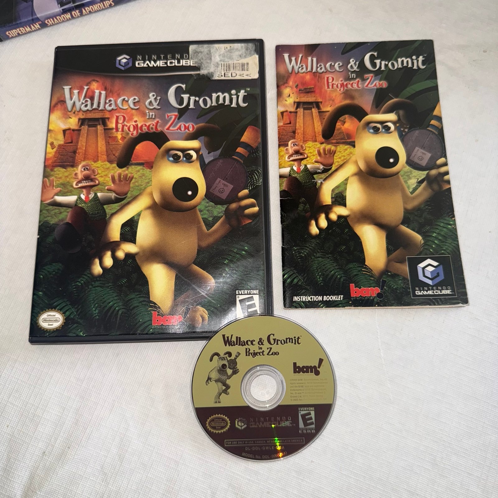 Wallace and Gromit in Project Zoo for Nintendo GameCube