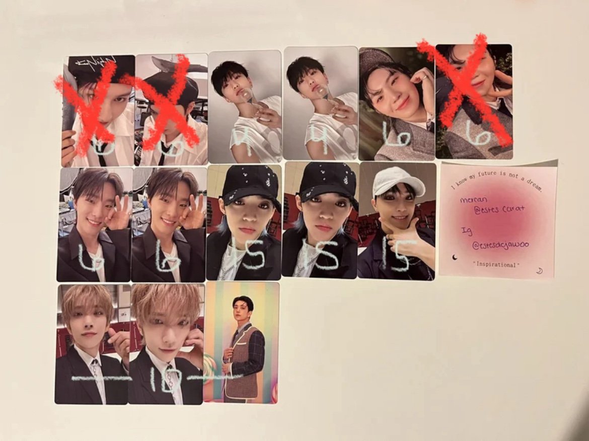 seventeen photocards