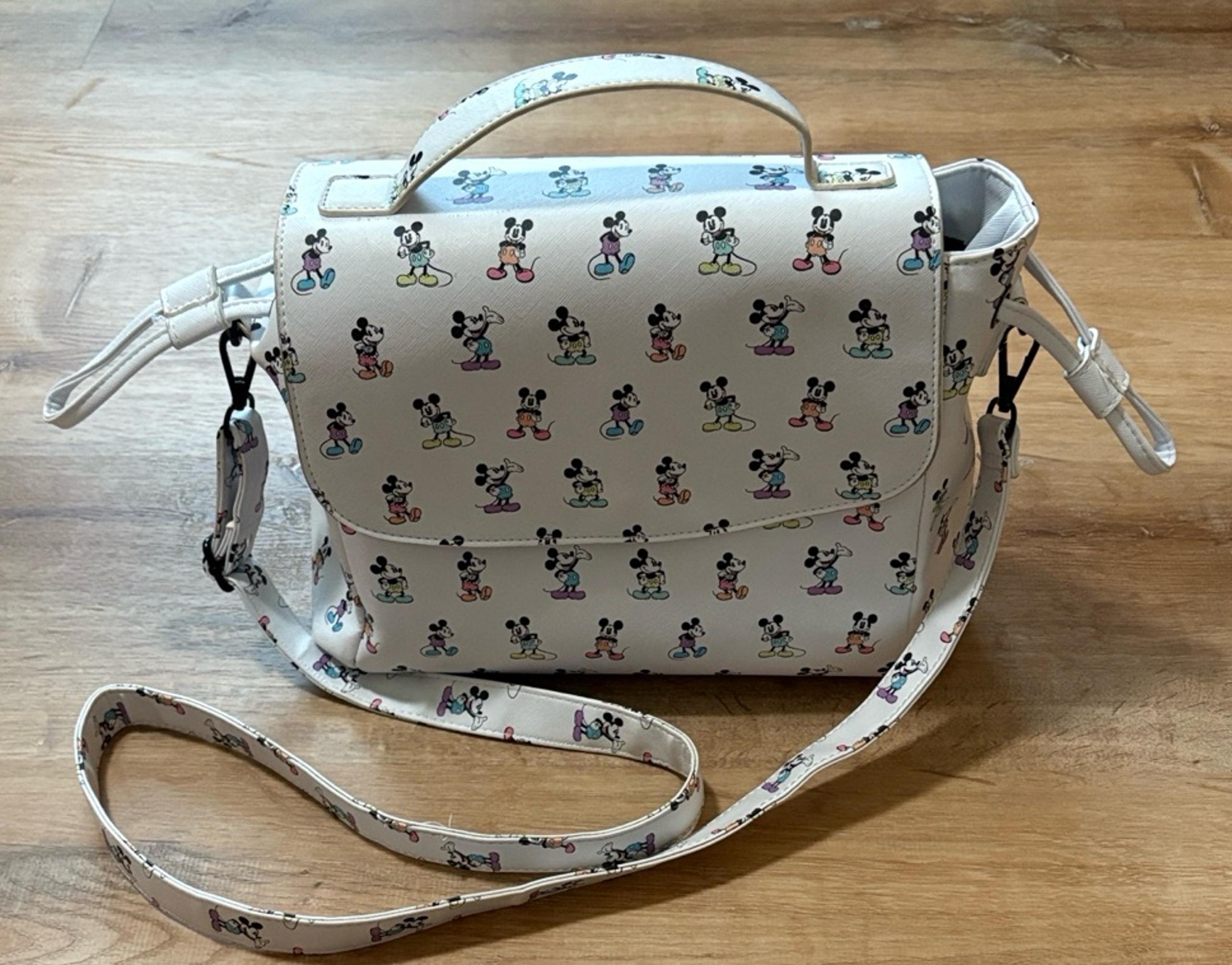 Mickey Mouse Pastel Poses Crossbody Bag - Loungefly