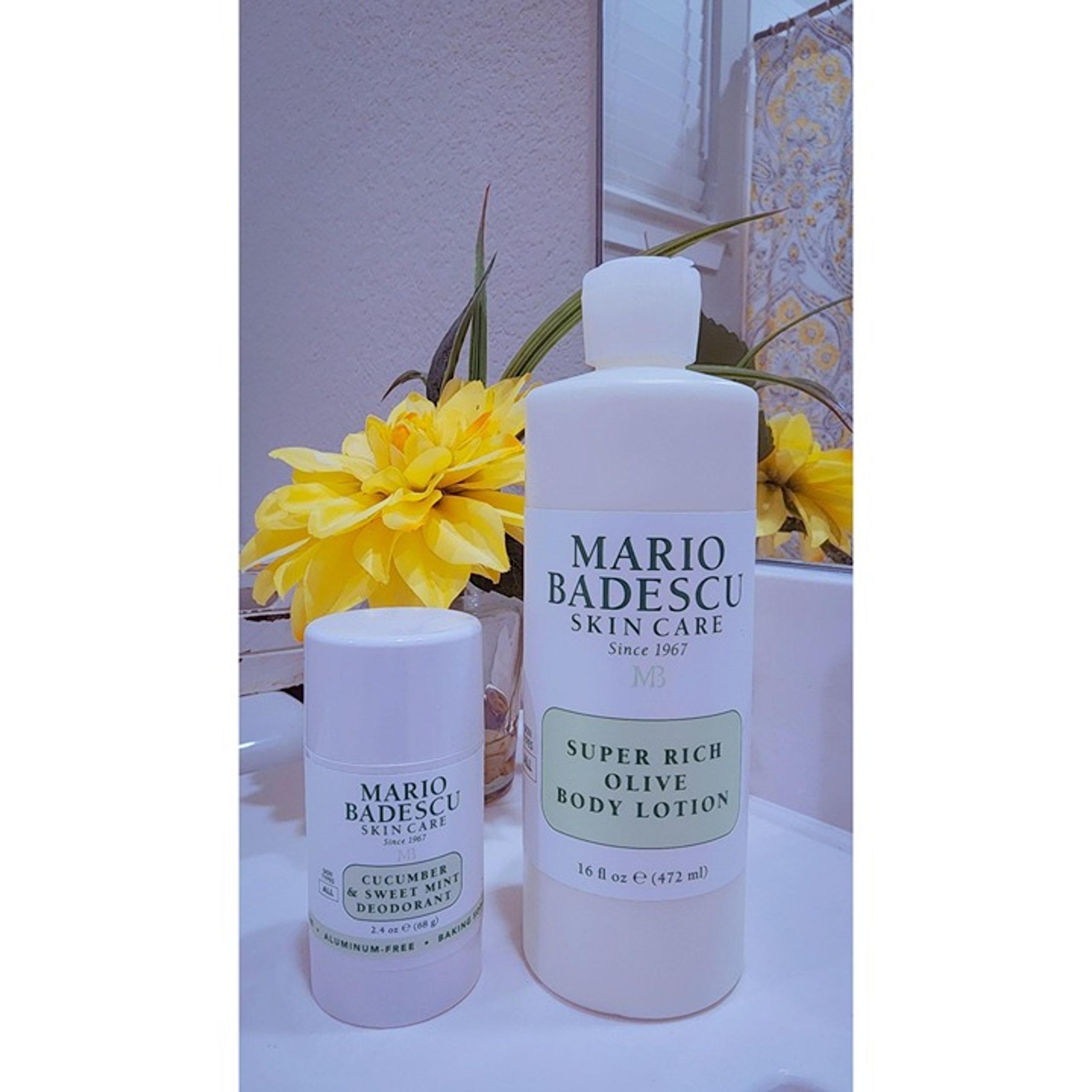 MARIO BADESCU: Super Rich Olive Body Lotion and Deodorant Set