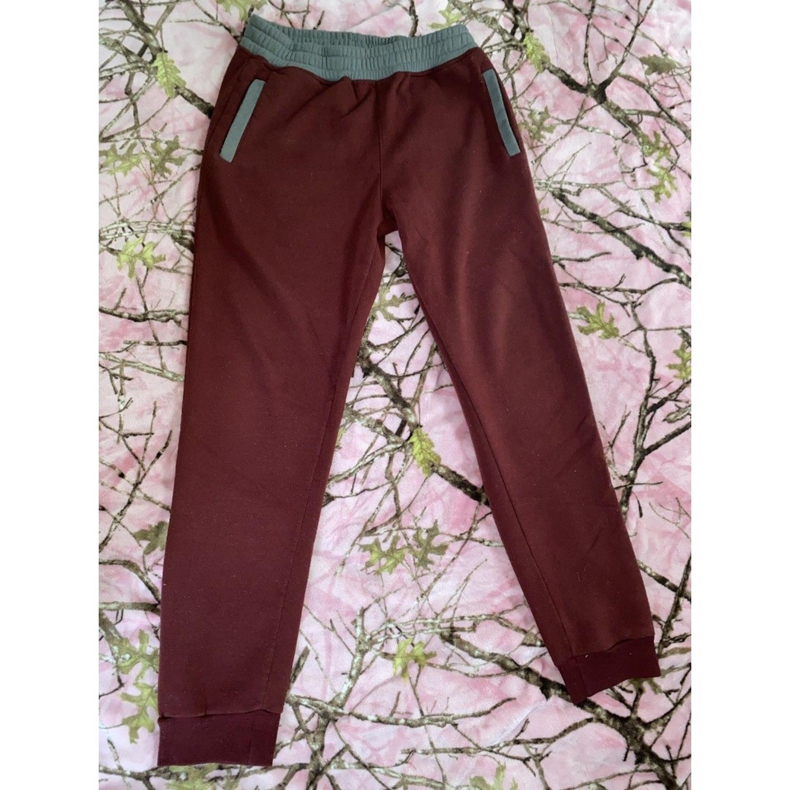 Warm Red Sweatpants Medium Winter - Ring of Fire