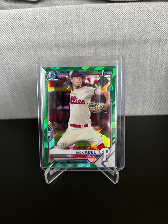 2021 Bowman Chrome Sapphire Mick Abel 1st Green 20/125 BCP-42