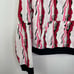 Koral White Pink Red Long Sleeve Windbreaker Jacket Women's Size Small S