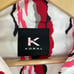 Koral White Pink Red Long Sleeve Windbreaker Jacket Women's Size Small S