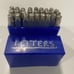 Vintage 28 Piece Letters Metal Punch Stamping Kit