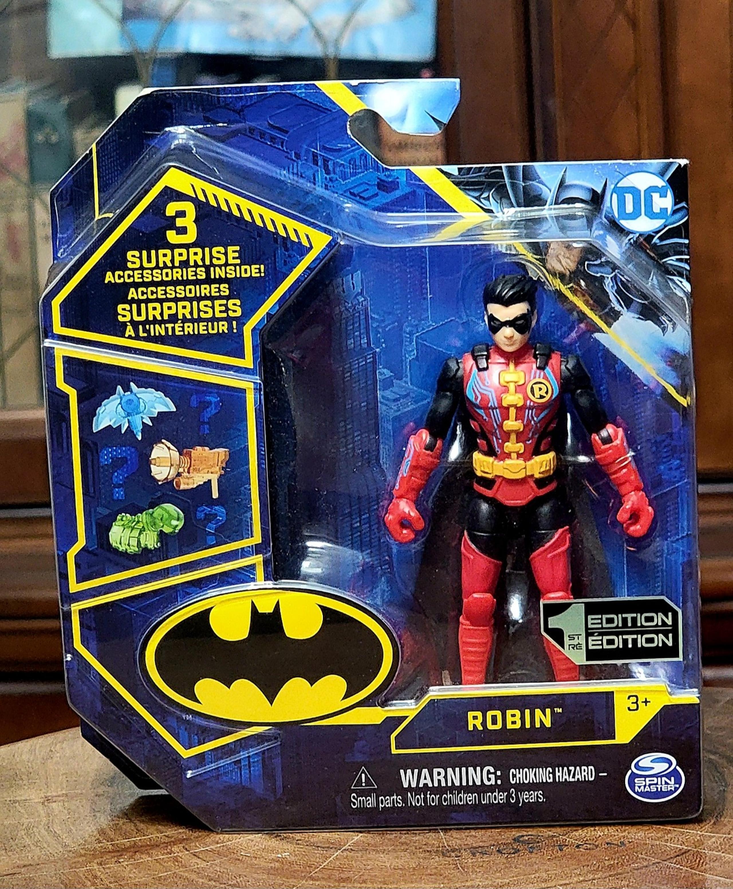 Robin 1st Edition 4-Inch Action Figure – DC Comics Batman - Spin Master