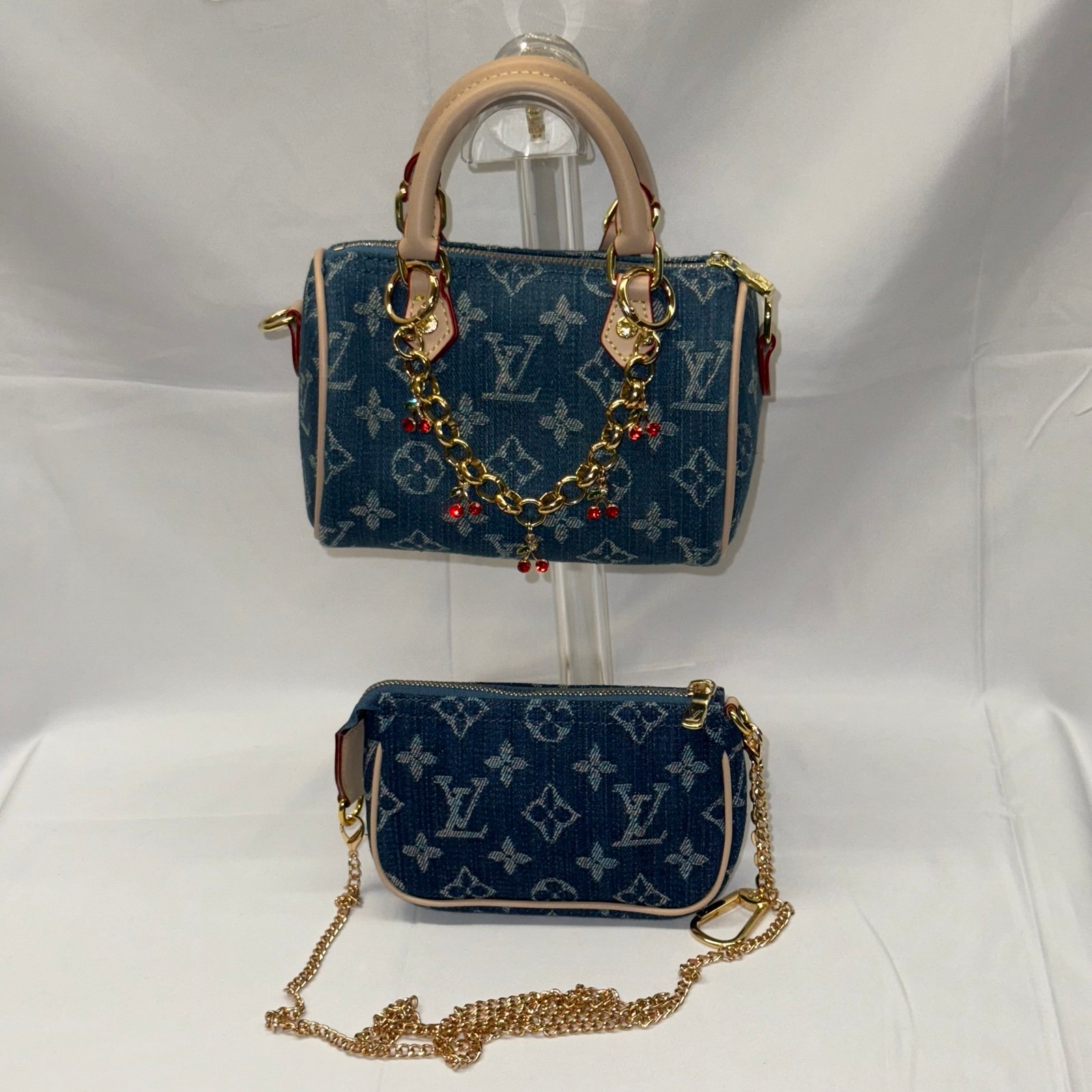 BUNDLE: Denim Crossbody Bags (2 items)