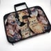 Cat Tapestry Top Handle Briefcase Laptop Bag Organizer 32x12
