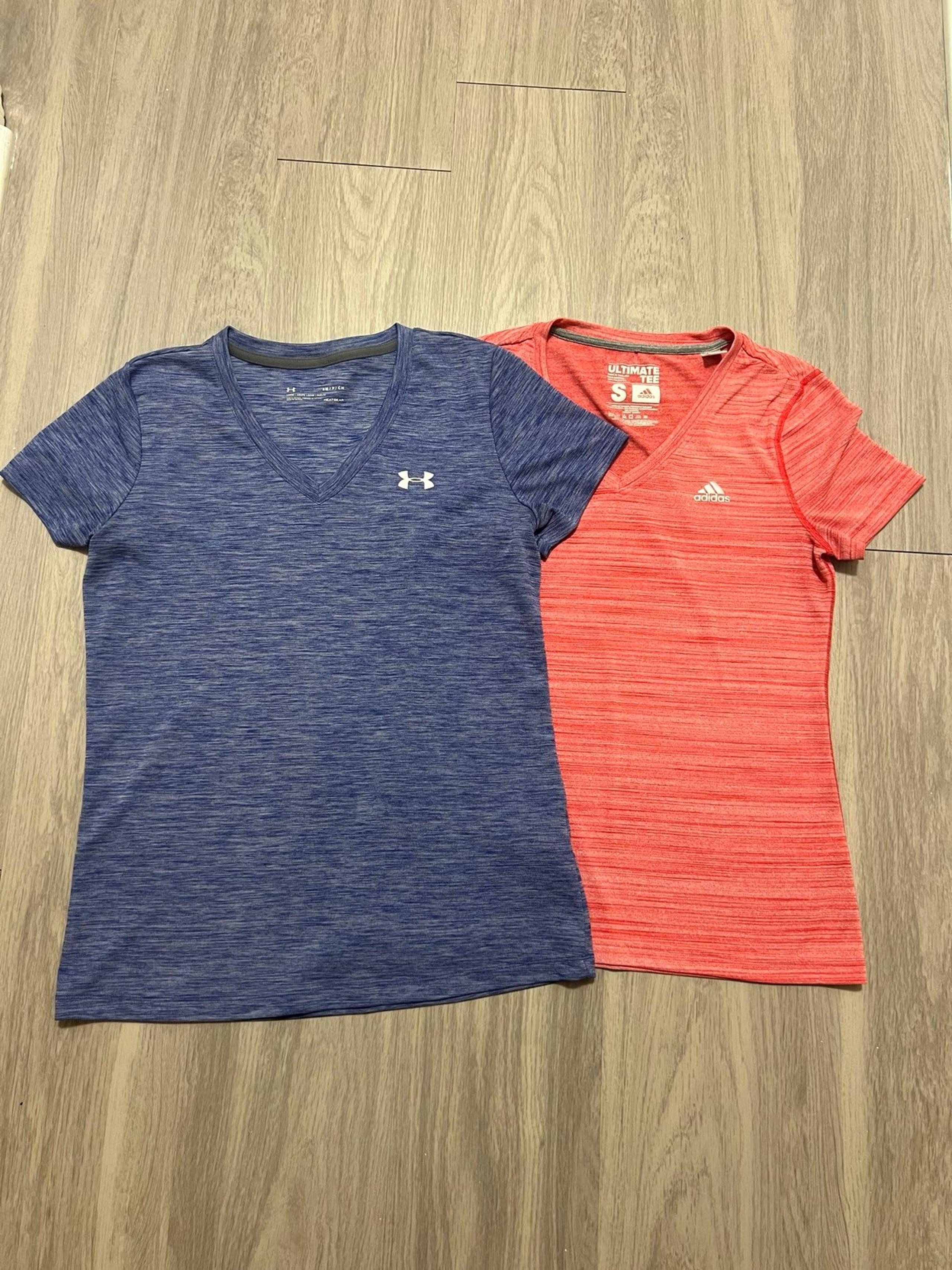 Under Armour and Adidas Athletic Women’s Shirts