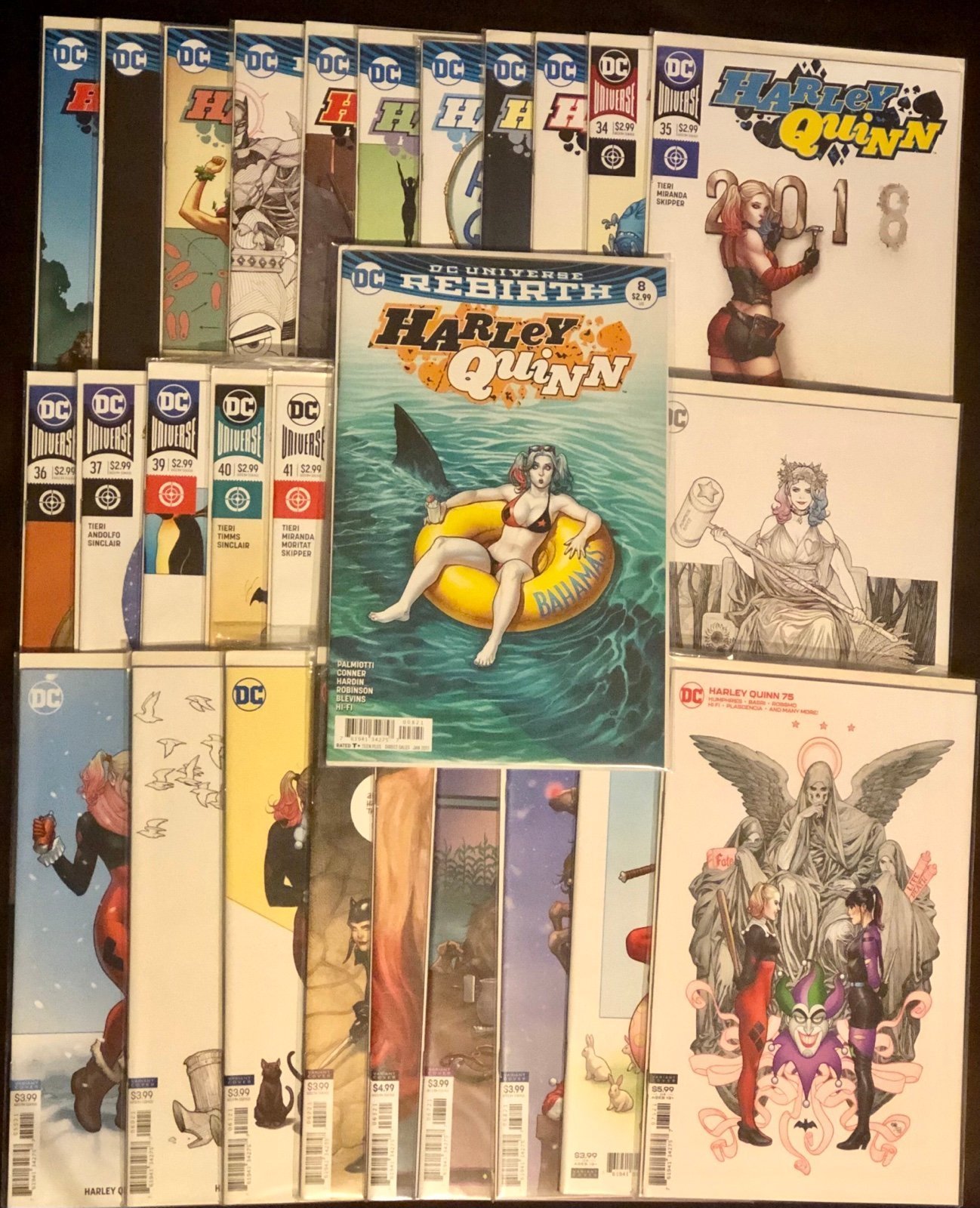 HARLEY QUINN 2012 8 9 10 30 41 42 67 68 75 FRANK CHO VARIANT LOT OF 30 DC COMICS