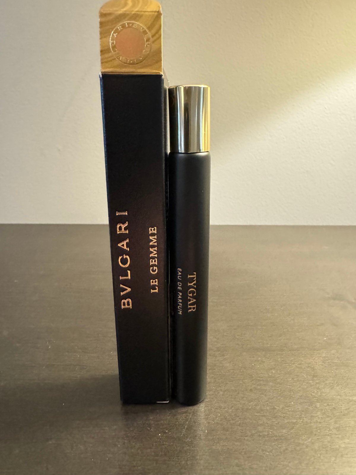 Bvlgari Le Gemme Tygar Eau de Toilette Travel Spray 8 ml .27 oz NIB