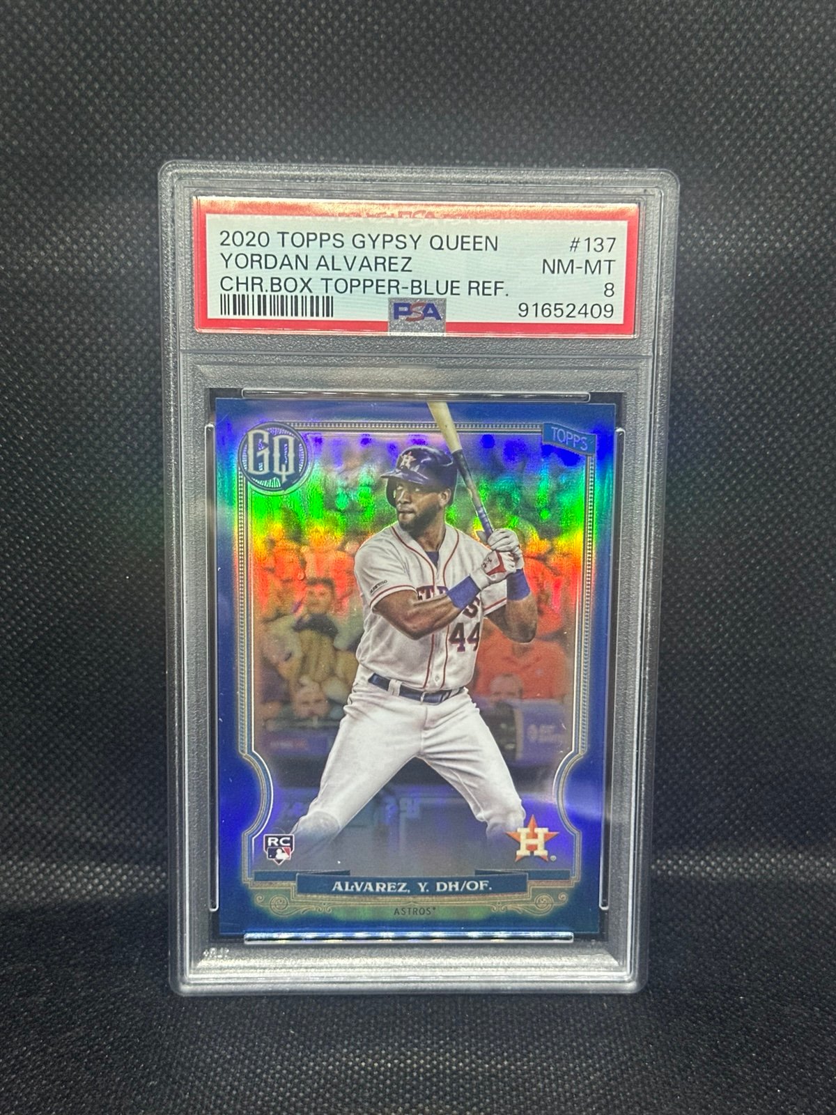 2020 TOPPS GYPSY QUEEN YORDAN ALVAREZ BLUE REF #137 NM-MT 8 9/99
