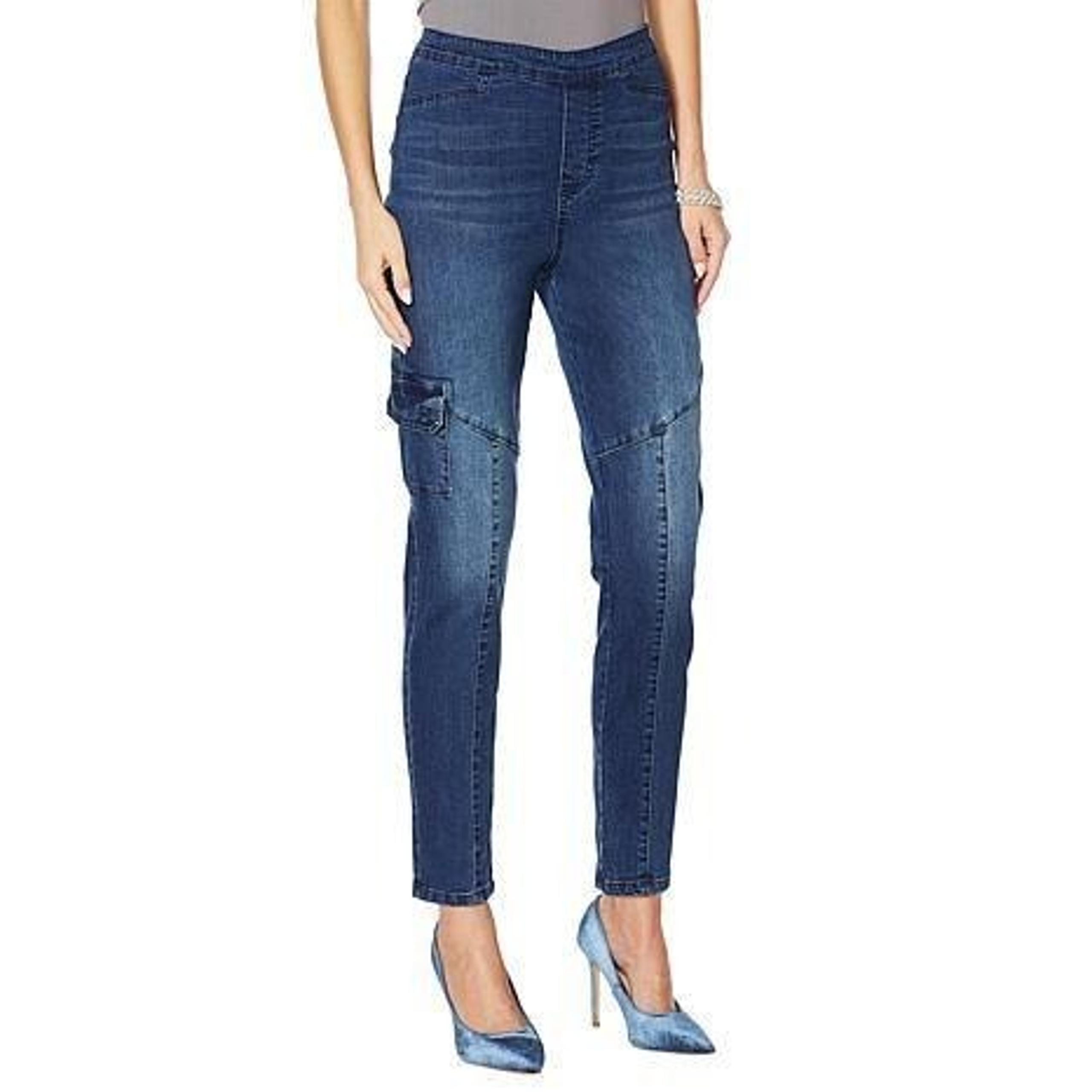 Diane Gilman Stretch Twill Cargo Jegging