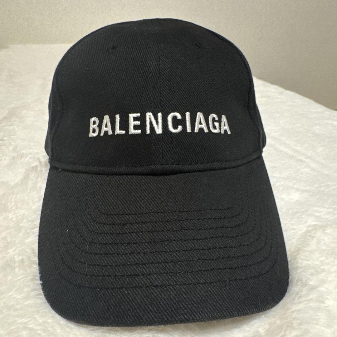 BALENCIAGA Black Baseball Cap