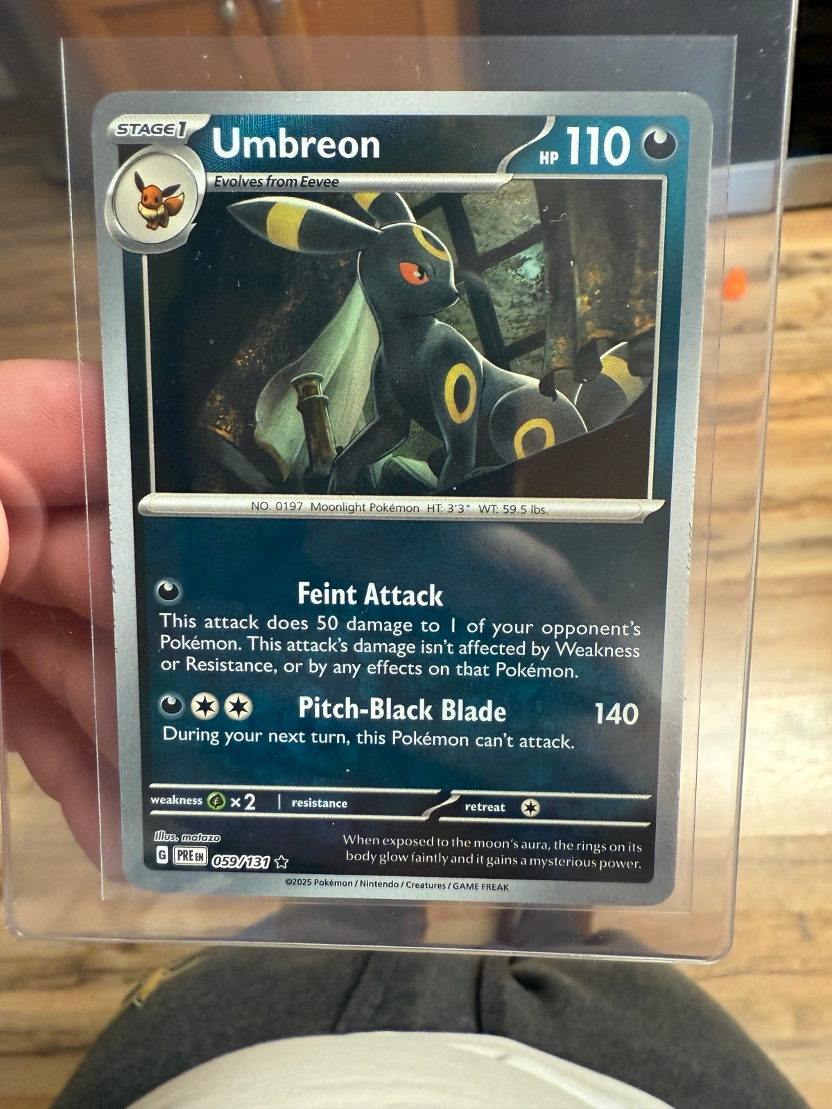 Masterball Umbreon 59/131 Prismatic Evolution