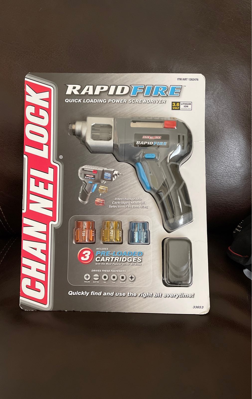 Rapid Fire Quick Loading Screwdriver 3.6volt