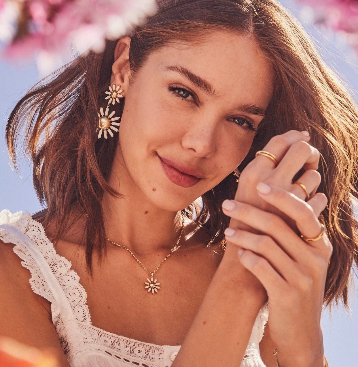 Kendra Scott Madison Daisy Gold Earrings