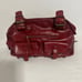 ALDO Women’s Red Leather Satchel Bag with Lots of Pockets Office, Casual EUC