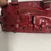 ALDO Women’s Red Leather Satchel Bag with Lots of Pockets Office, Casual EUC