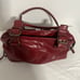 ALDO Women’s Red Leather Satchel Bag with Lots of Pockets Office, Casual EUC