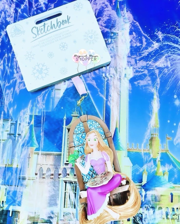 2024 Disney Parks Princess Rapunzel & Pascal Holiday Christmas Ornament