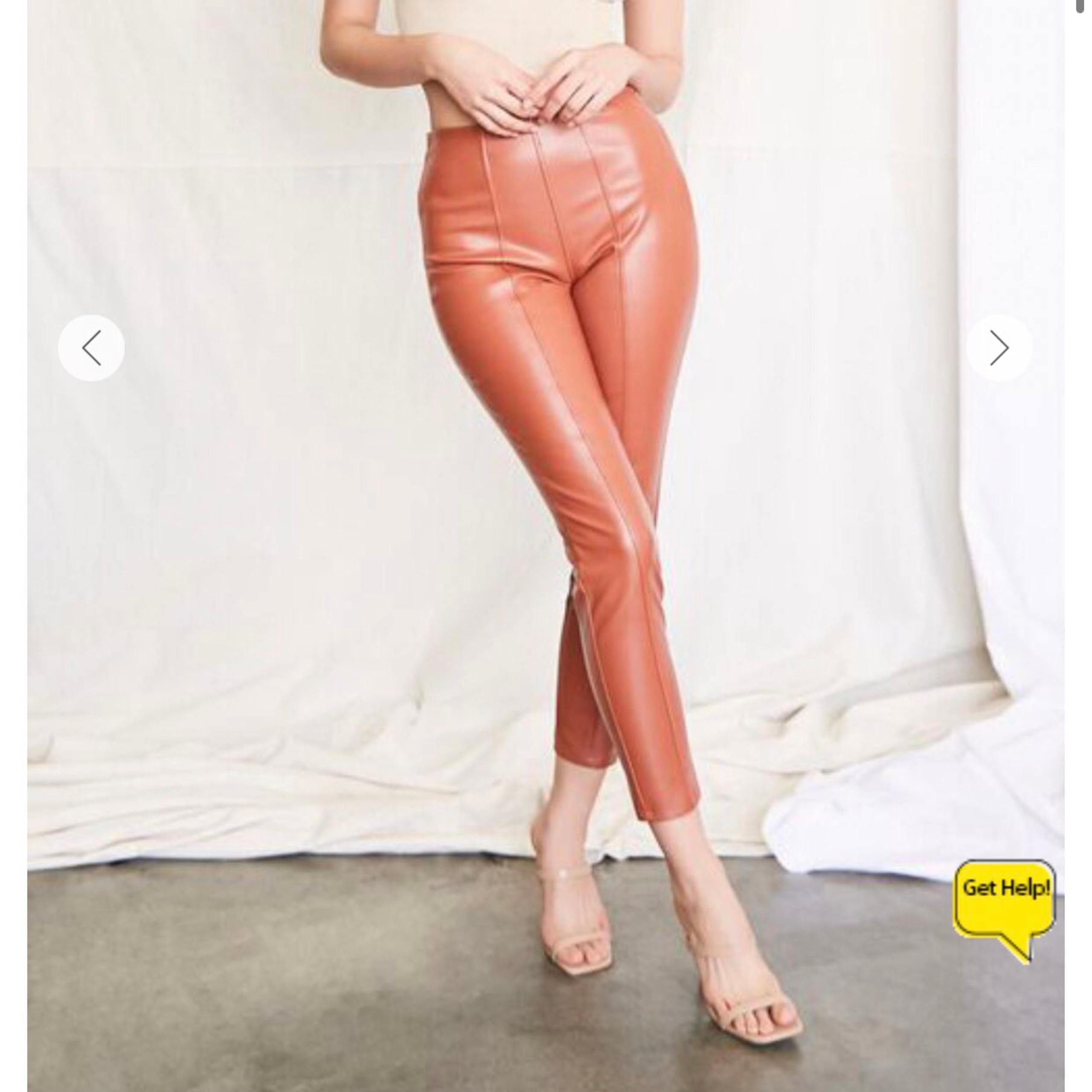 Womens leather pants leggings