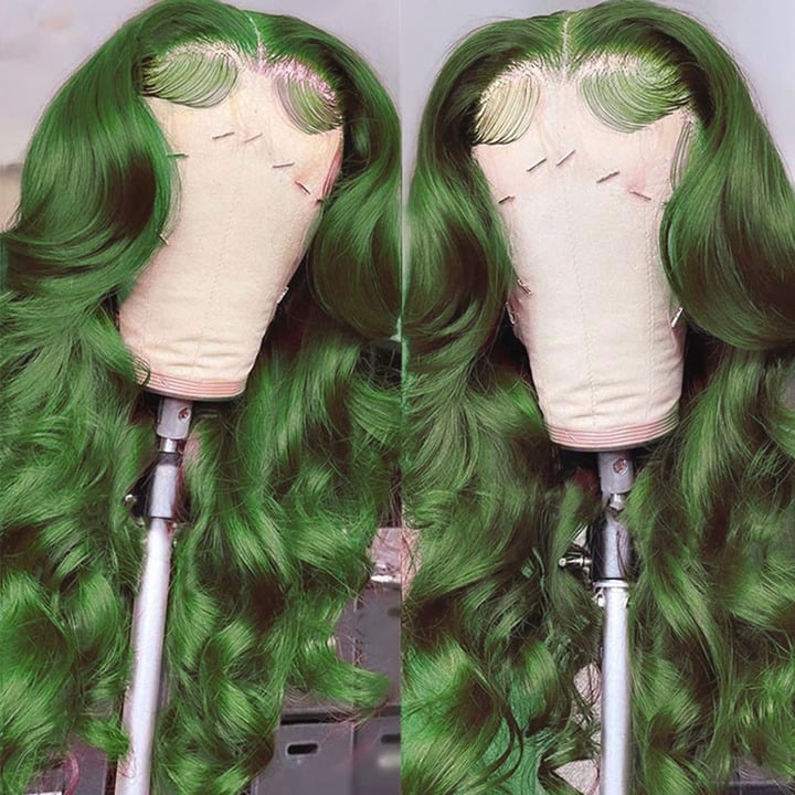 human hair lace front wigs