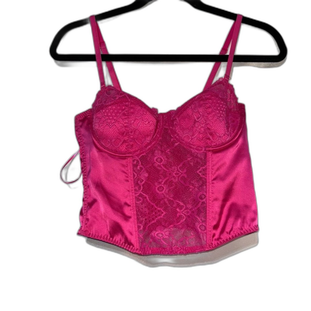 Sincerely Jules Bustier Top Underwire Lace & Satin Size L