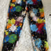 FRESH PRINTS OF BEL-AIR Mens Paint Splatter Print Jogger 90s Fashion Size L