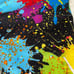 FRESH PRINTS OF BEL-AIR Mens Paint Splatter Print Jogger 90s Fashion Size L