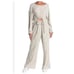 Free People This is your Sunday Black & Beige Striped Open Back Jumpsuit XS