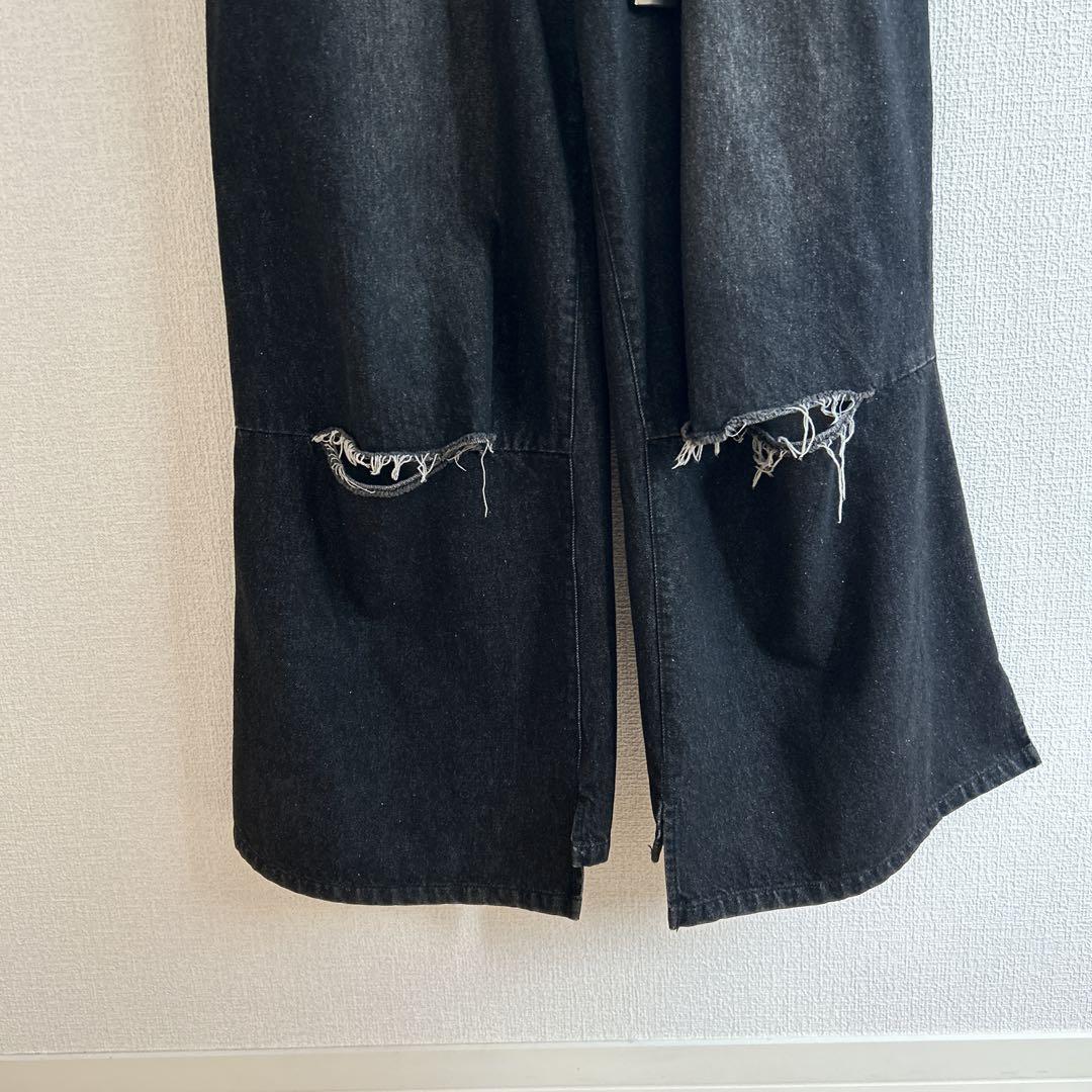 Knuth Marf Ripped Buggy Denim Pants