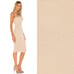 Lovers + Friends Courtney Midi Dress in Nude Shimmer