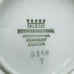 Hutschenreuter Luxor Germany Porcelain 3106 Creamer & Sugar White Gold Trim Rare