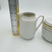Hutschenreuter Luxor Germany Porcelain 3106 Creamer & Sugar White Gold Trim Rare
