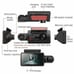 1080P Dual Lens Car Dash Cam Video Recorder G-Sensor Front And Inside Camera