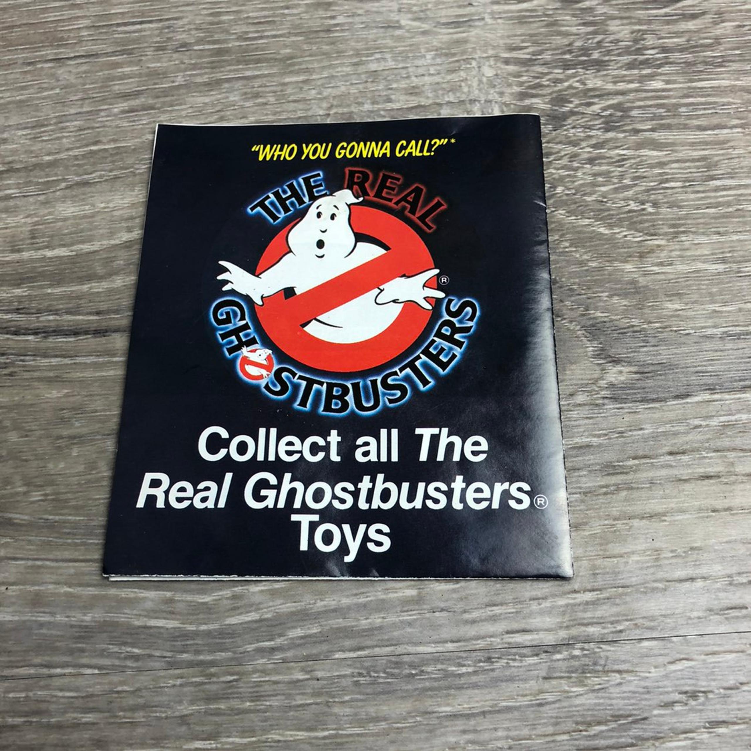 the real ghostbusters vintage insert fli