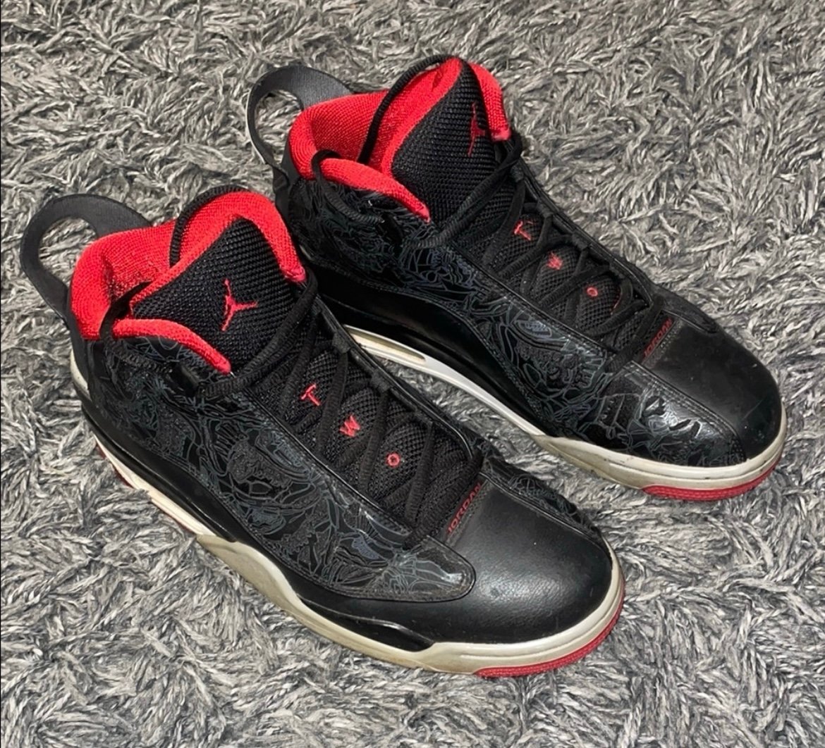 Air Jordan Dub Zero black and red men’s sneakers size 10